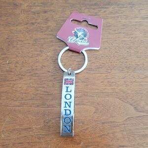 London bottle opener keychain